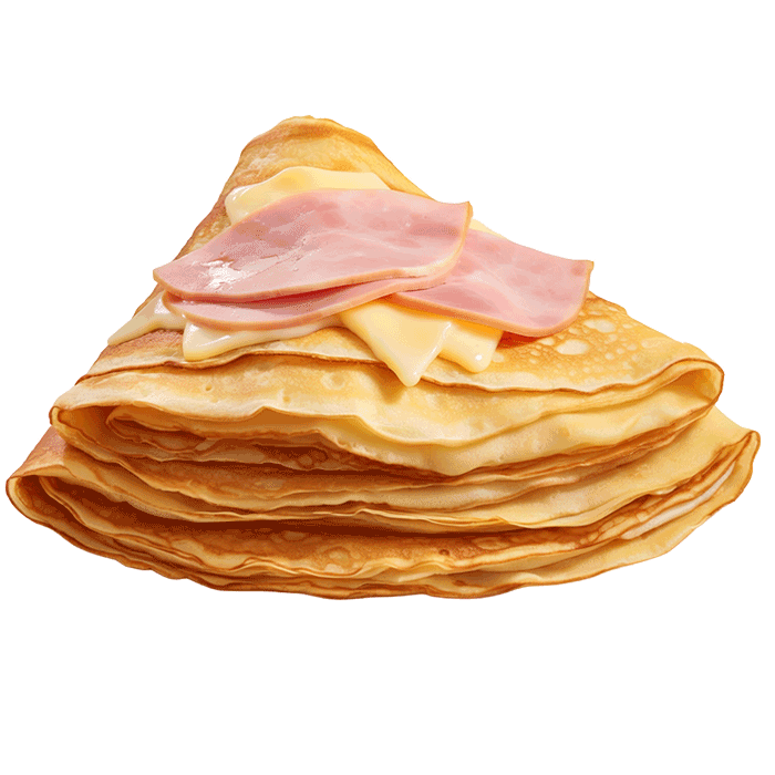 ハムチーズクレープの商品画像
